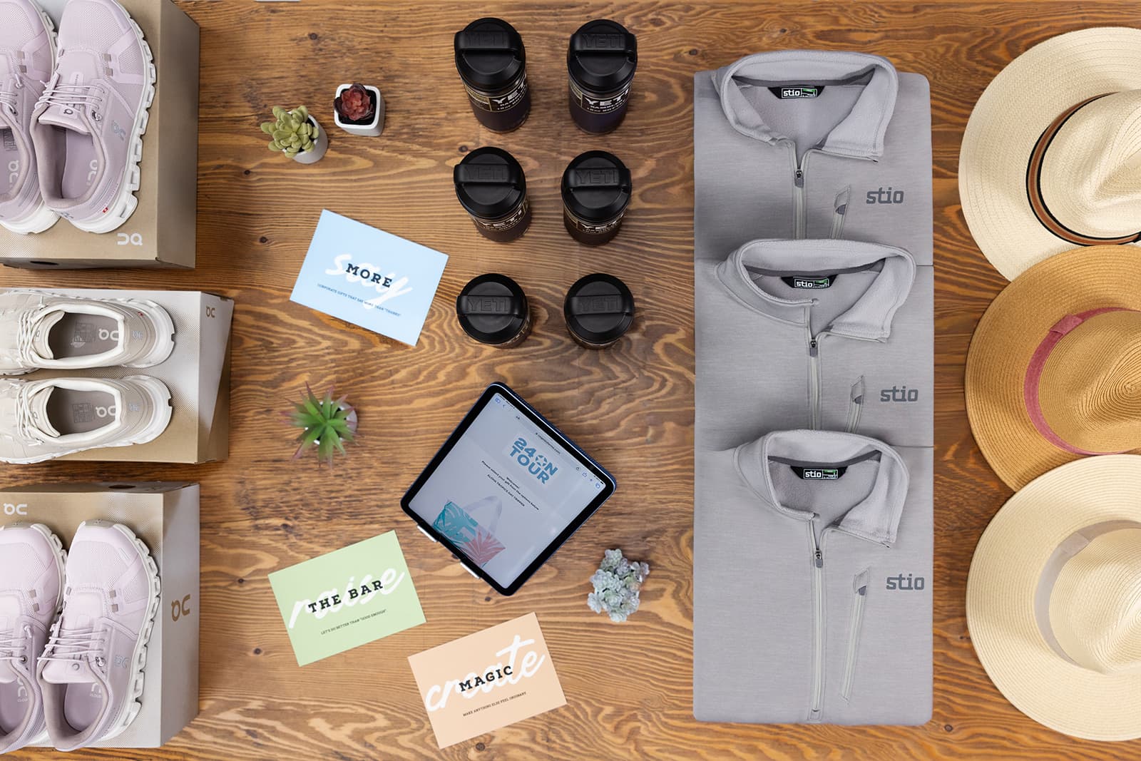 PK Events creates tailored gifting experiences leveraging access to exclusive premium branded gear.